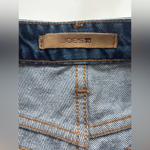 JOE’S High Rise Blue Theresa Jean Shorts with Distressed Hem Size 31 - Picture 4 of 12